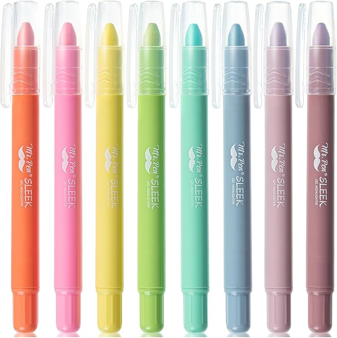 Pen No Bleed Gel Bible Highlighters